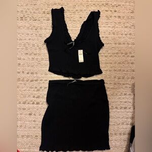 Anthropologie Black set